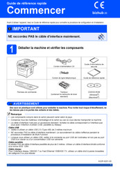 Konica Minolta bizhub 20 Guide De Référence Rapide