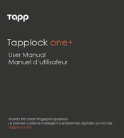 Tapp Tapplock one+ Manuel De L'utilisateur
