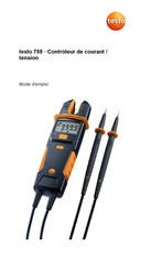 TESTO 755 Mode D'emploi