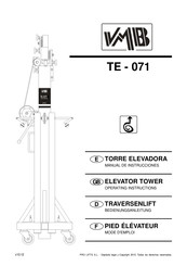 VMB TE-071 Mode D'emploi