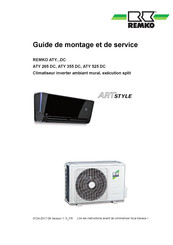 REMKO ARTSTYLE ATY 355 DC Guide De Montage Et De Service