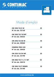 Contimac 25152 Mode D'emploi