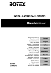 Rotex EKRTETS Manuel D'installation