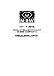 MBW PVE44 Manuel D'utilisation