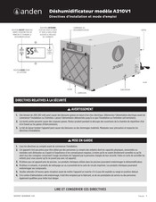 Anden A210V1 Directives D'installation Et Mode D'emploi