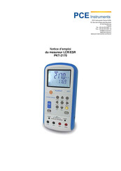 PCE Instruments PKT-2170 Notice D'emploi