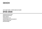 Denon DVD-2930 Mode D'emploi