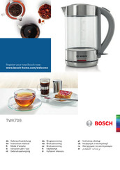 Bosch TWK709 Série Mode D'emploi