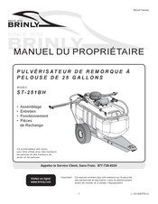 Brinly ST-251BH Manuel Du Propriétaire