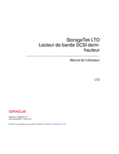 Oracle StorageTek LTO Mode D'emploi