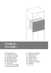 Siemens CTL636E Série Instructions De Montage