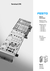 Festo CPX-4AE-T Manuel Électronique