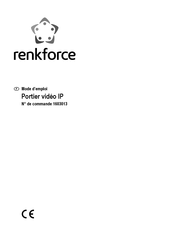 Renkforce 1603013 Mode D'emploi