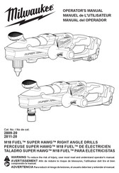 Milwaukee M18 FUEL SUPER HAWG 2809-20 Manuel De L'utilisateur