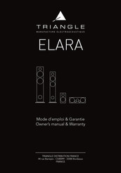 Triangle Elara LN01 Mode D'emploi & Garantie