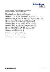 Minebea Intec YDO02C-AO Notice D'installation