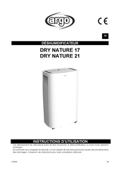 Argo DRY NATURE 21 Instructions D'utilisation