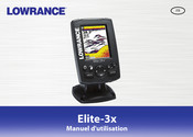 Navico Lowrance Elite-3x Manuel D'utilisation