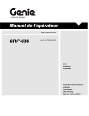 Terex Genie GTH-844 Manuel De L'opérateur