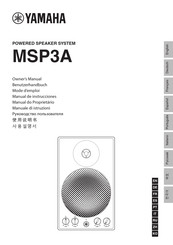 Yamaha MSP3A Mode D'emploi