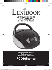 LEXIBOOK RCD108 Série Mode D'emploi