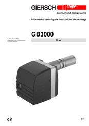 GIERSCH GB3000 Instructions De Montage