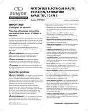 sunjoe SPX7000E Manuel D'utilisation