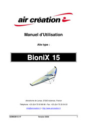 Air Creation BioniX 15 Manuel D'utilisation