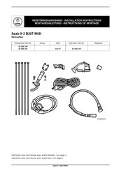 Saab 32 026 190 Instructions De Montage