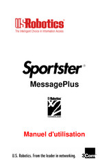 U.S.Robotics 3 Com Sportster MessagePlus Manuel D'utilisation