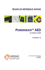 Cardiac Science POWERHEART AED G3 9300A Guide De Référence Rapide