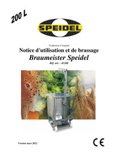 Speidel Braumeister Notice D'utilisation