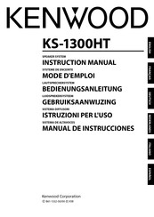 Kenwood KS-1300HT Mode D'emploi