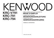 Kenwood KRC-V791 Mode D'emploi