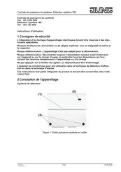 Jung WL 2200 WW Instructions D'utilisation