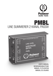 Palmer Pro PMBL Manuel D'utilisation