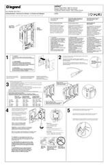 Legrand radiant LC2101 Notice D'installation