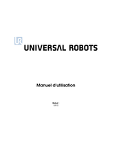 Universal Robots UR10 Manuel D'utilisation