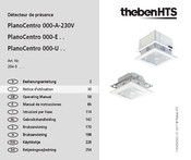 Theben HTS PlanoCentro 000-A-230V Notice D'utilisation