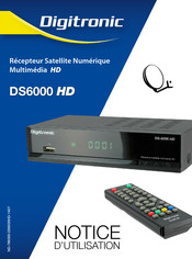Digitronic DS6000 HD Notice D'utilisation