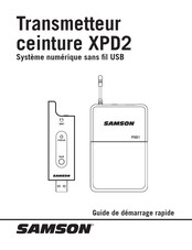 Samson XPD2 Guide De Démarrage Rapide