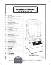 Hamilton Beach Commercial HBH950 Série Manuel D'utilisation