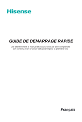 Hisense 55'' Guide De Démarrage Rapide
