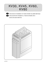 Harvia KV30 Instructions D'installation Et Mode D'emploi