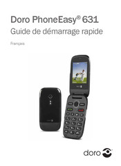 Doro PhoneEasy 631 Guide De Démarrage Rapide