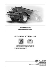 Rabe ADLER XT100 Notice Originale