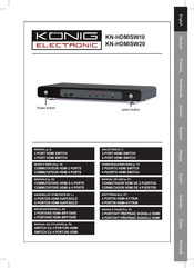 König Electronic KN-HDMISW20 Mode D'emploi