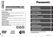 Panasonic DVD-S29EG Mode D'emploi