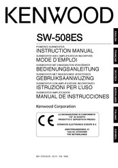 Kenwood SW-508ES Mode D'emploi