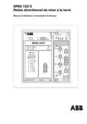 ABB SPAS 120 C Manuel D'utilisation Et Description Technique